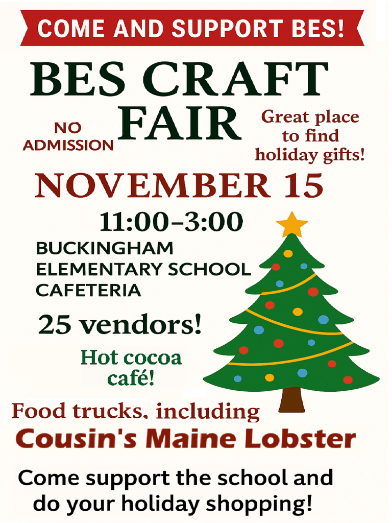 BES Craft Fair Flyer