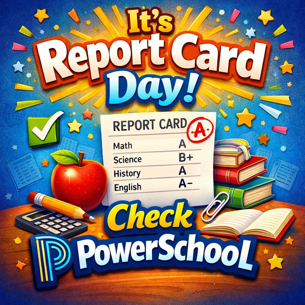 Report card day graphic