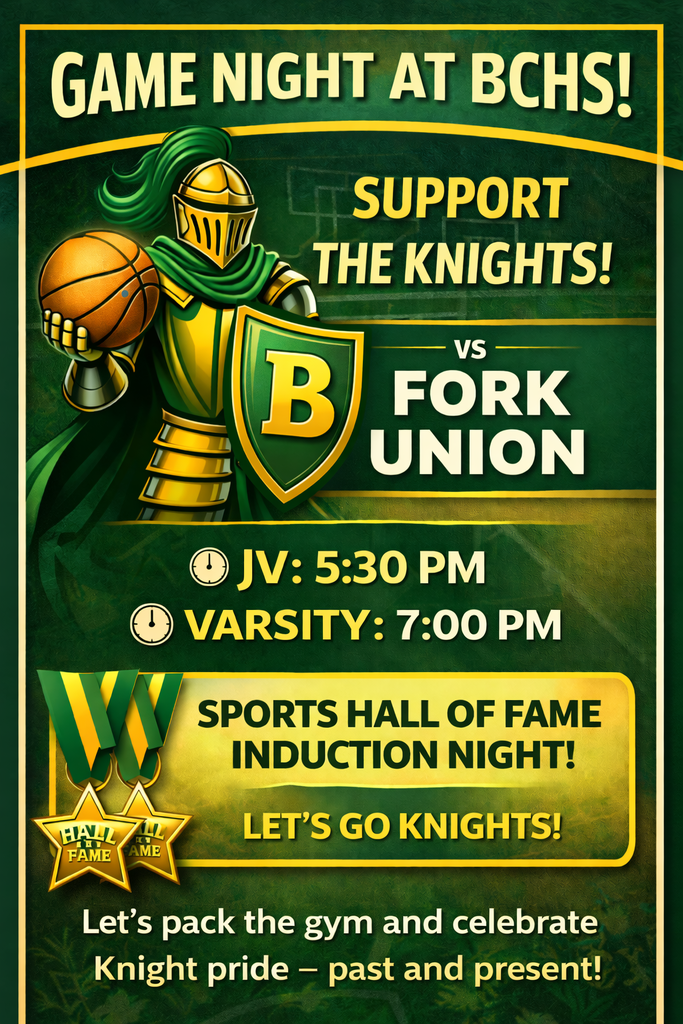 Game Night and Hall of Fame Flyer