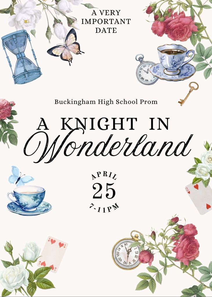 A Knight in Wonderland - Prom Save the Date
