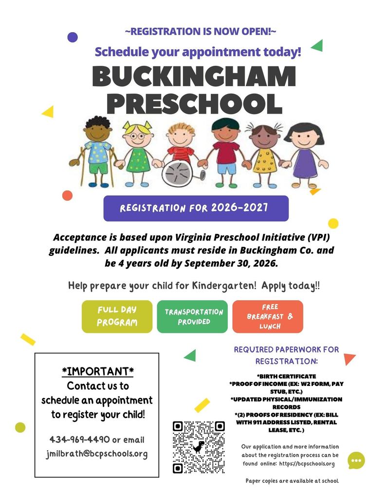 preschool registration English