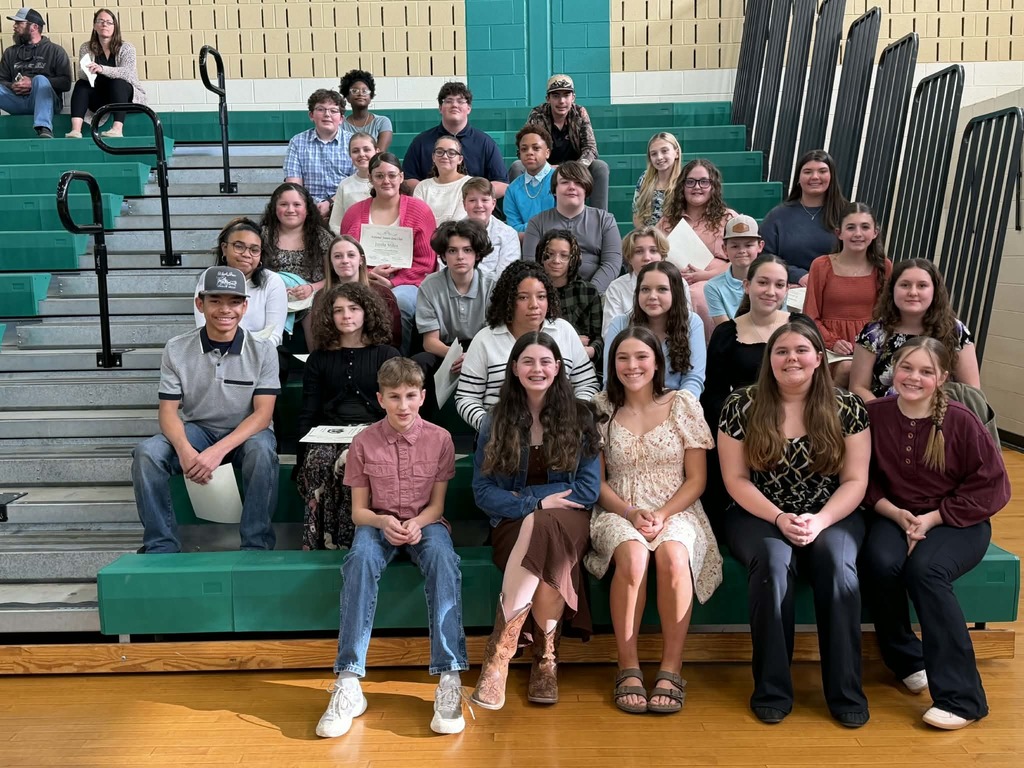 New Junior Beta Inductees at BCMS