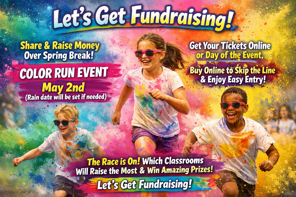 BCES is Holding a Color Run Fundraiser - Flyer