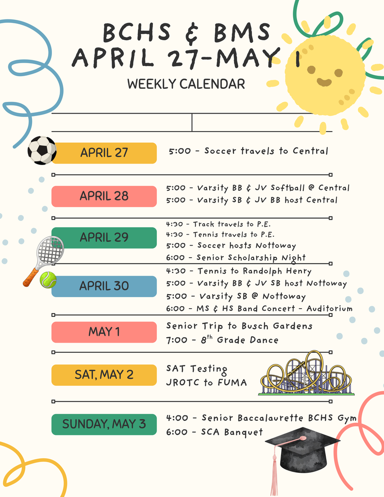 April 27-May 1 Weekly Happenings Graphic