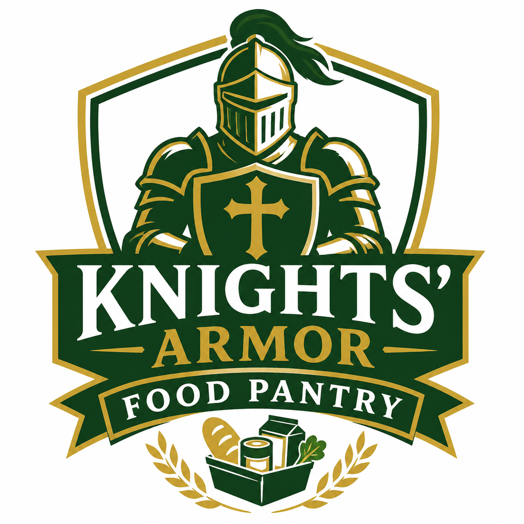 Knights' Armor Food Pantry Logo