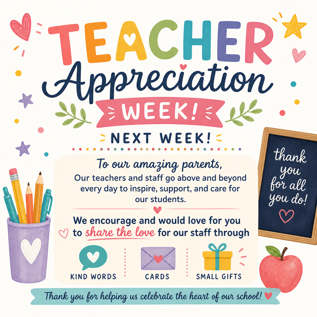 Teacher Appreciation Week Flyer