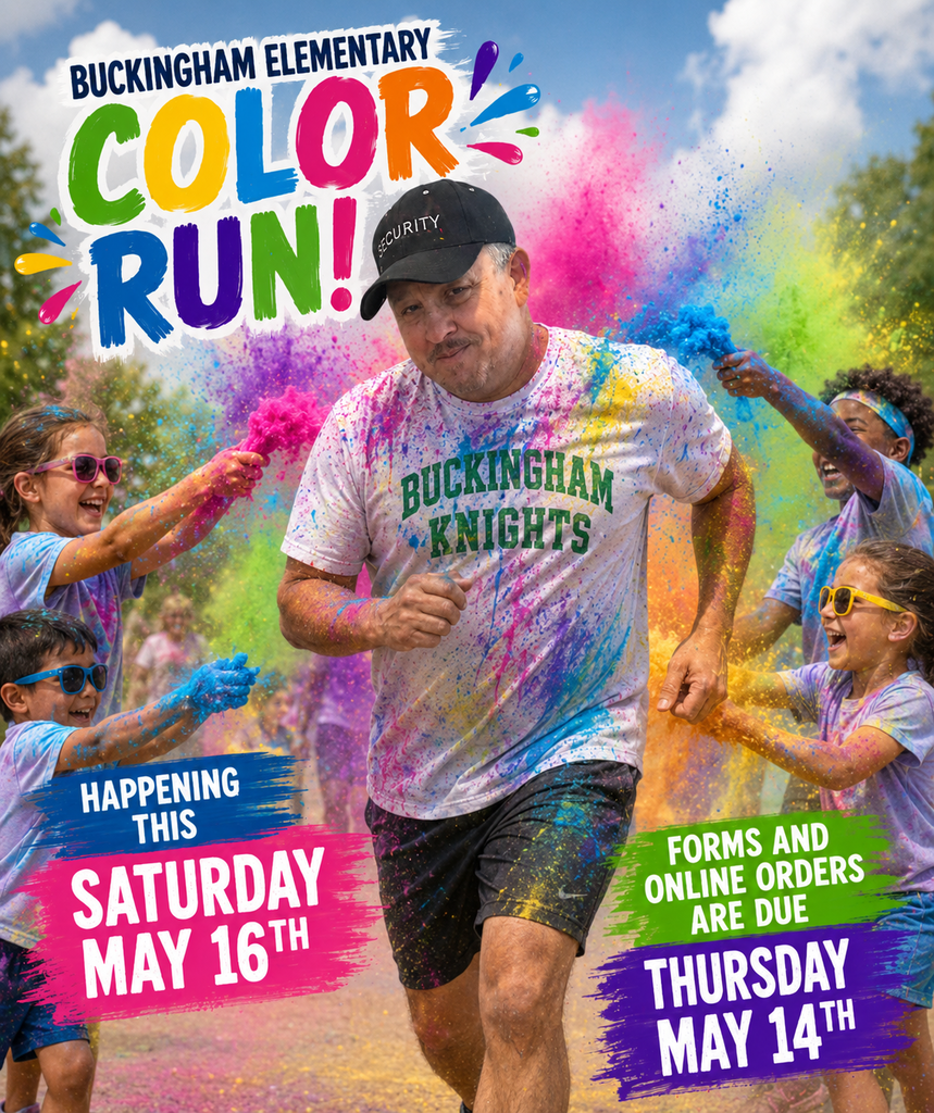 BCES Color Run Saturday, May 16