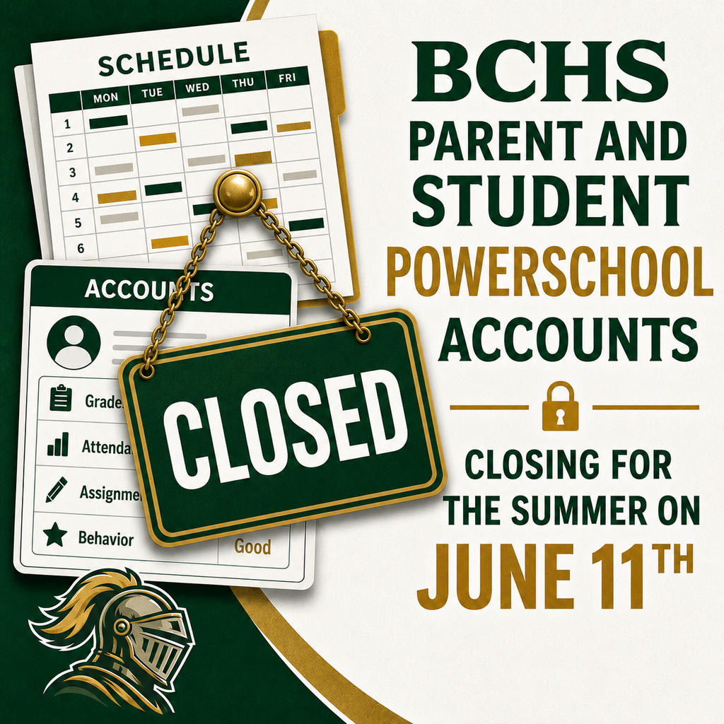 PowerSchool accounts to close for summer graphic