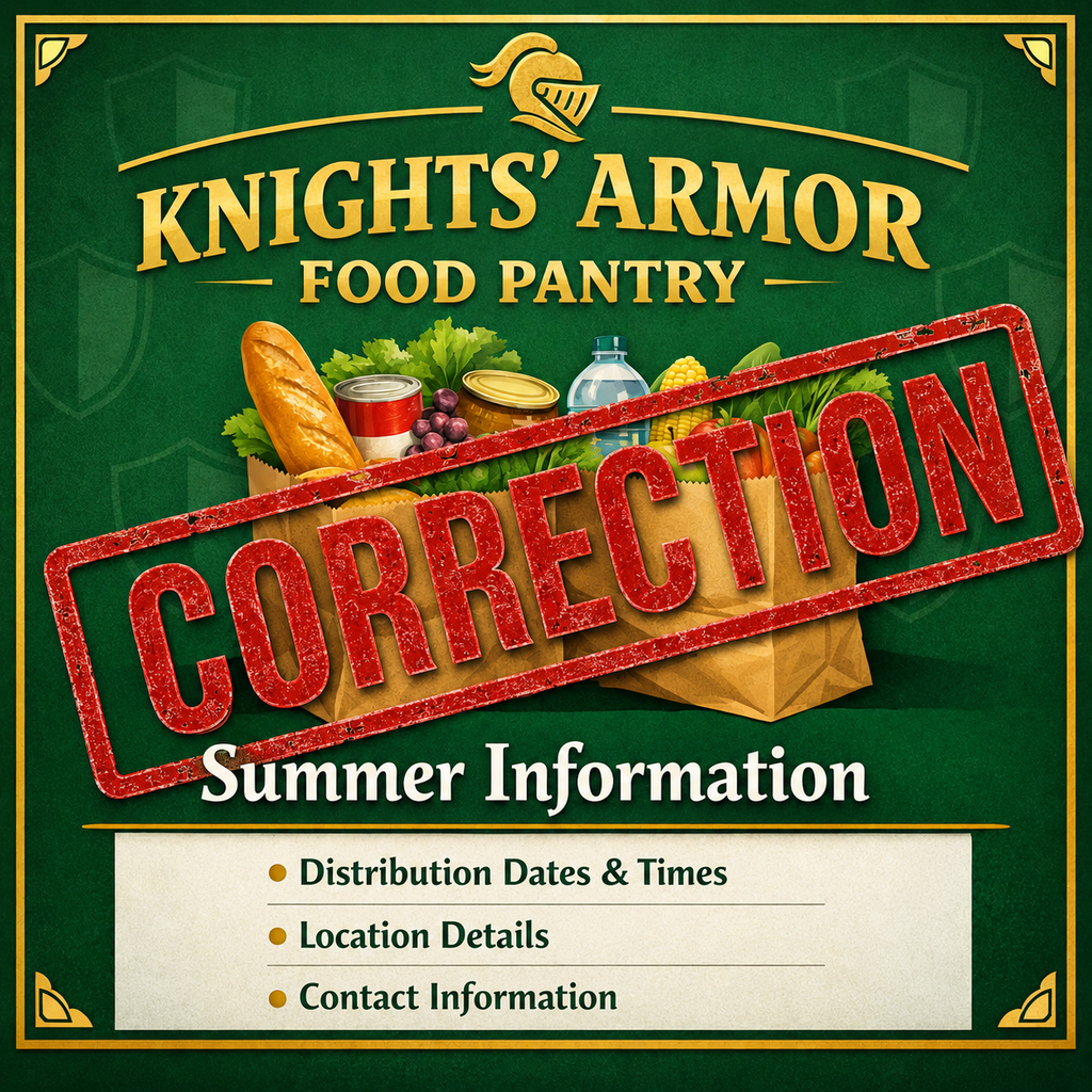 Correction to Food Pantry Summer Information graphic