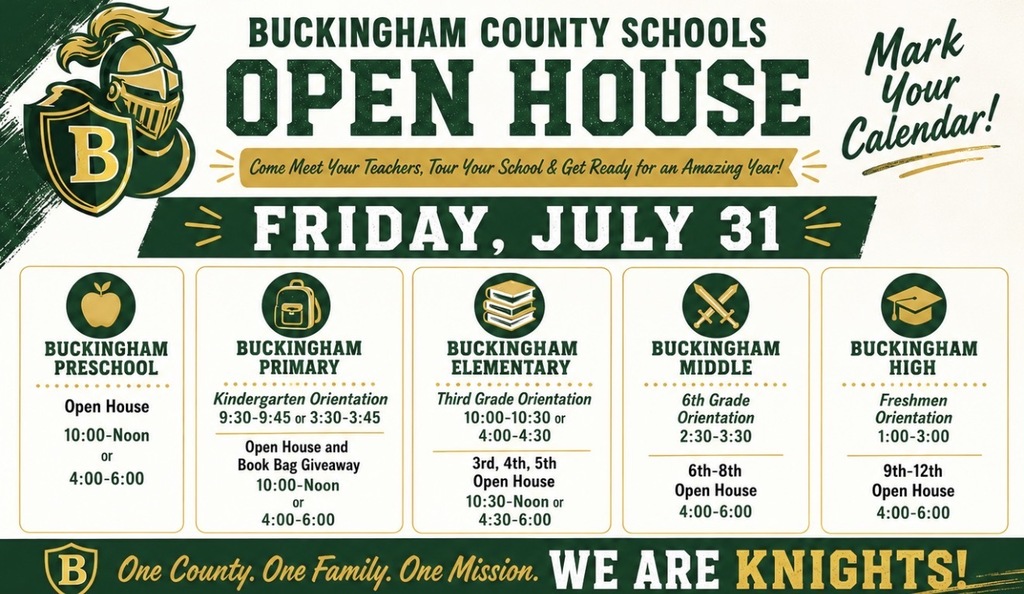 Open House Infographic - Information is the same as in the text entry