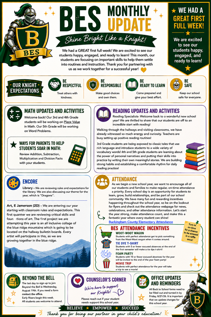 August newsletter
