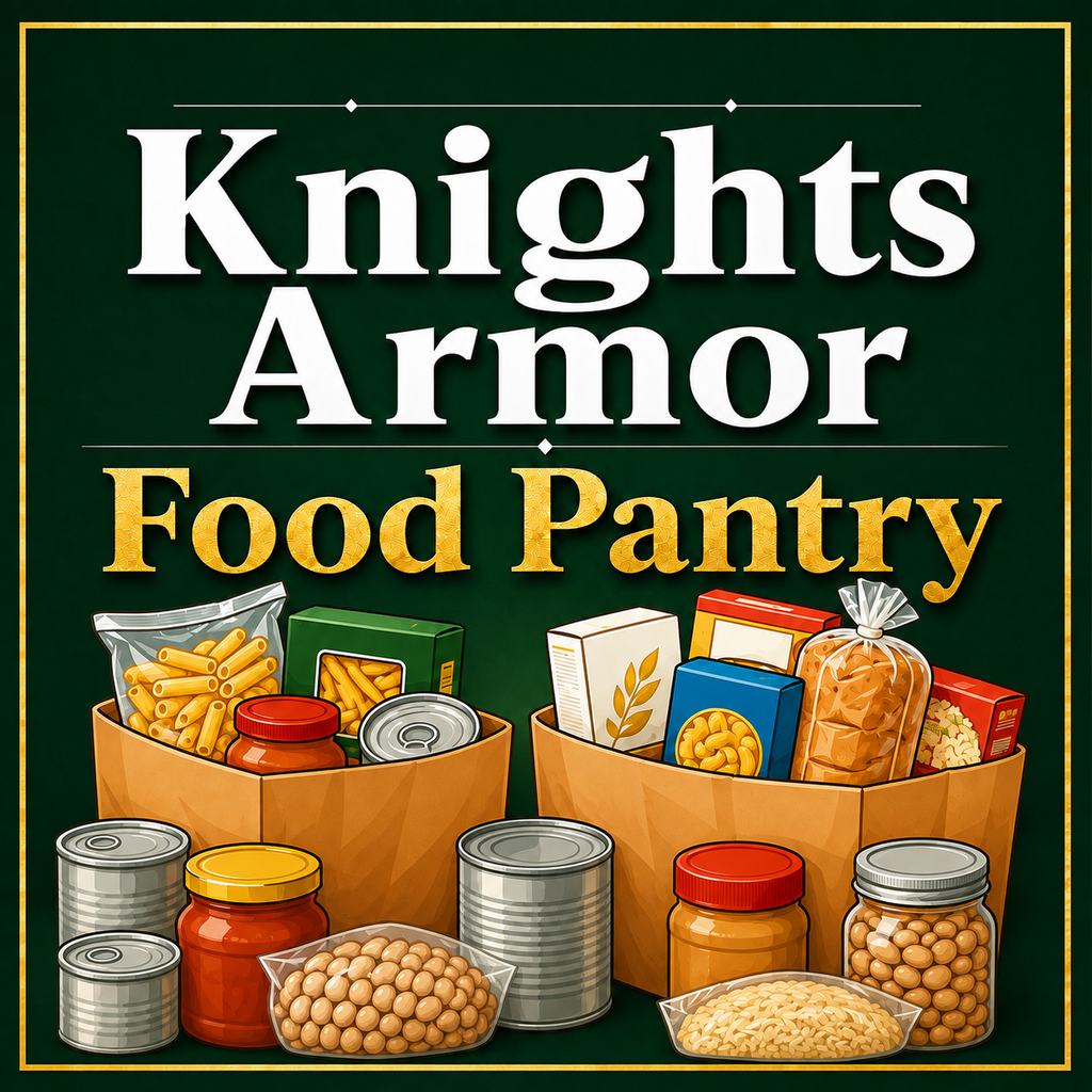 Knights Armor Food Pantry Logo