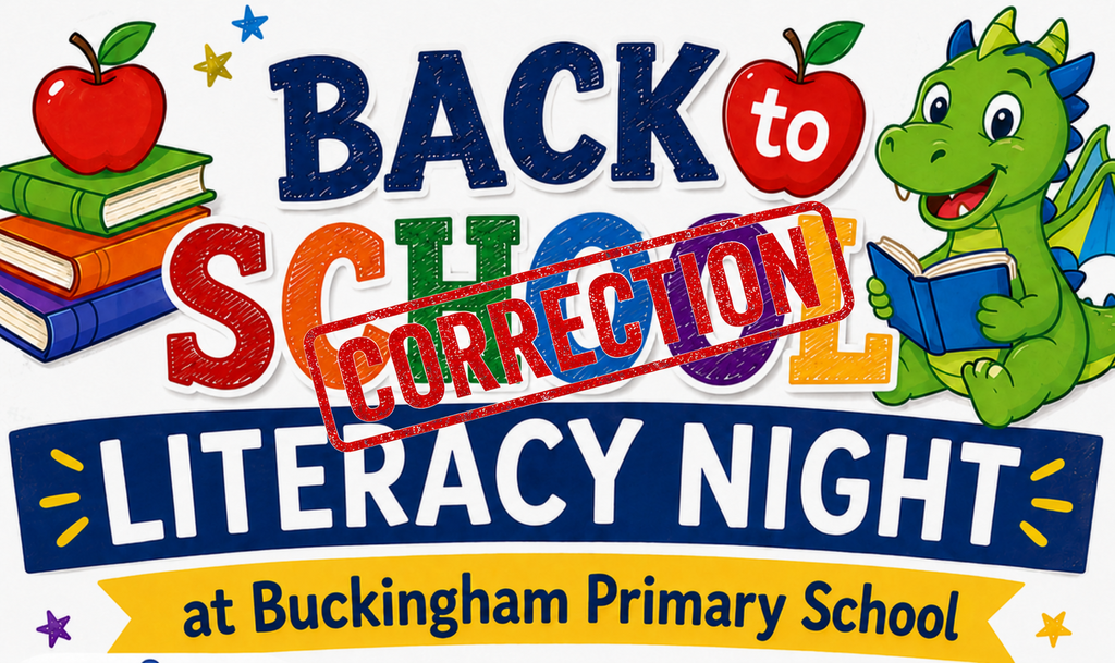 Correction to Back to School Literacy Night