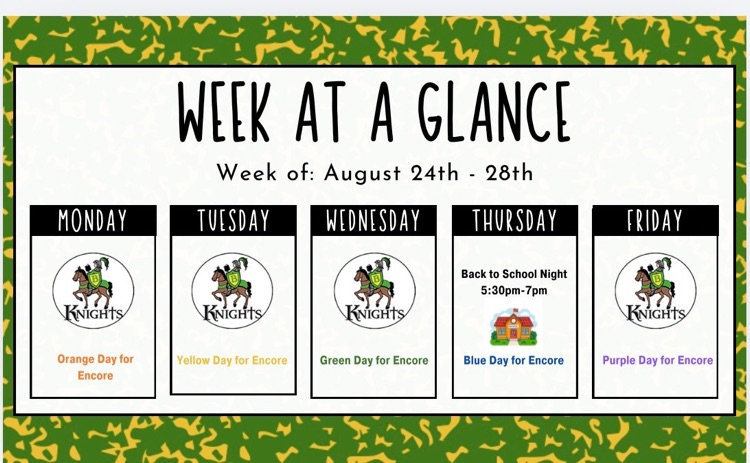 week at a glance