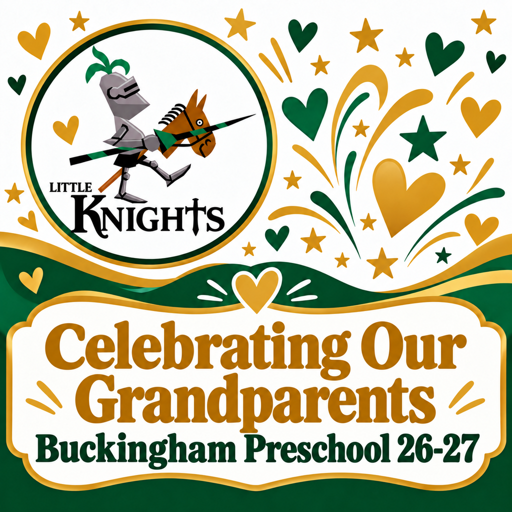 Little Knights mascot Celebrating Our Grandparents Buckingham Preschool 26-27