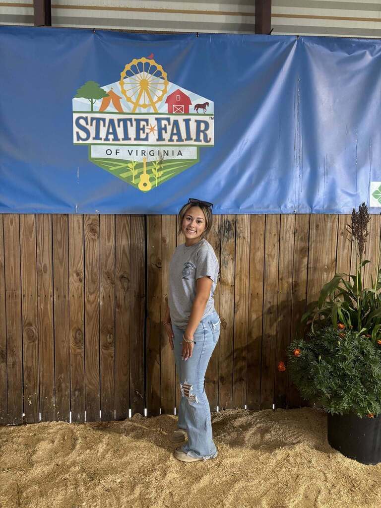 Skylar Saulisbury competed in the Agriscience Demonstration Contest