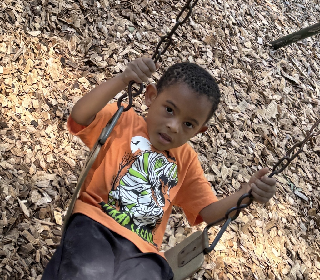 BPRE's students are enjoying the fall weather on our playground!