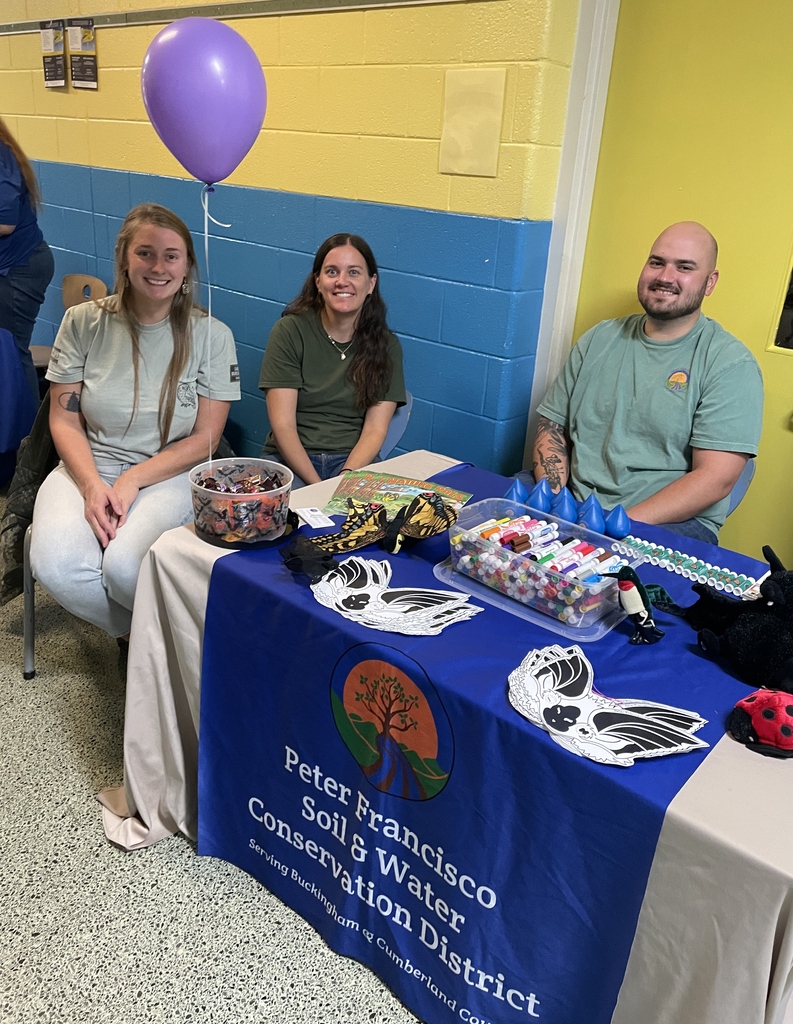 Peter Francisco Soil and Water Conservation District shared resources with families and made bat masks with students!