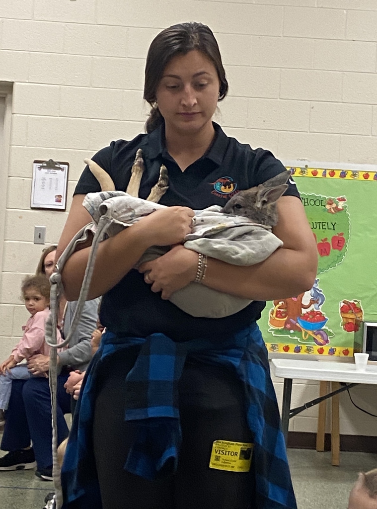 Students learned about how to be kind and gentle with animals.
