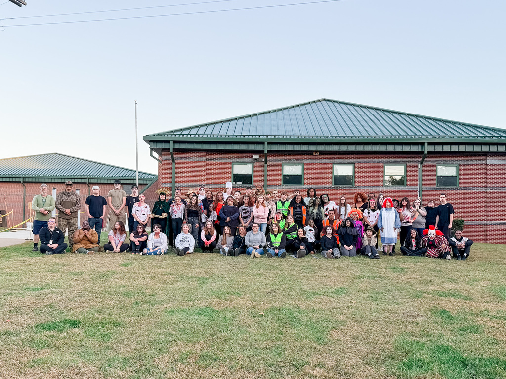 Students and Staff participants in the Haunted CTE