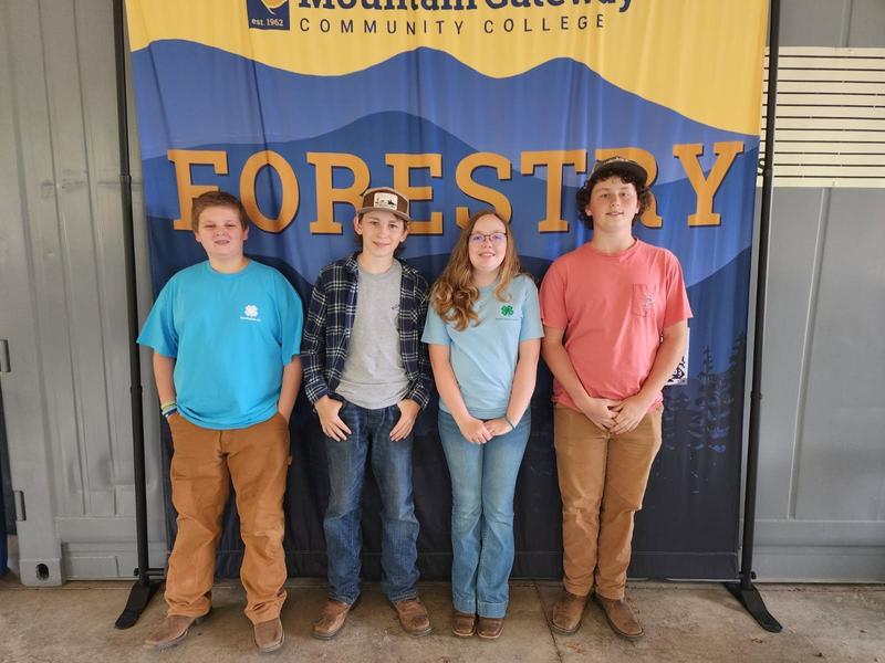 4H Team: Owen Anderson, Collin Snoddy, Kaylee Staton, Luke Llewellyn