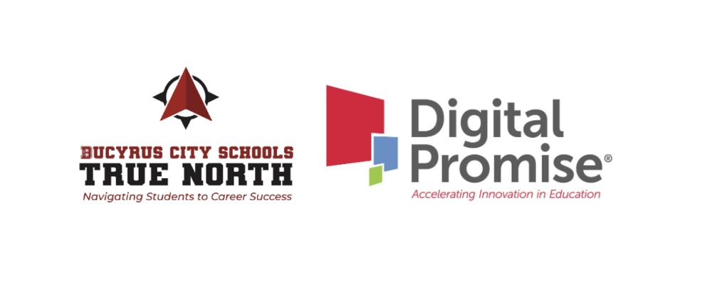 Partner Logos Bucyrus City Schools and Digital Promise - League of Innovative Schools