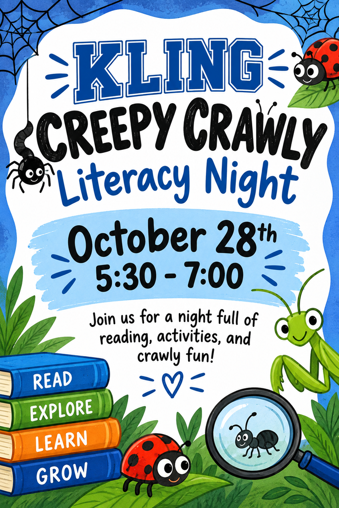 flyer with details about literacy night