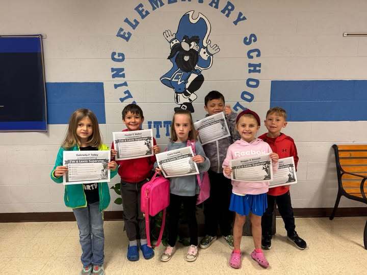 Photo showing students who are Lexia Leaders