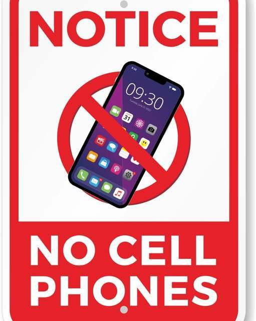 No Cell Phones