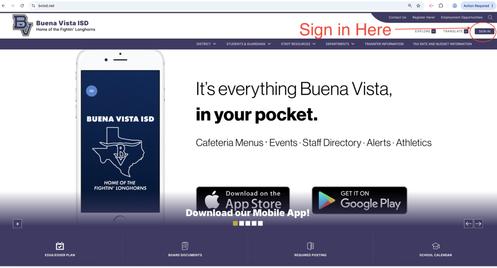website