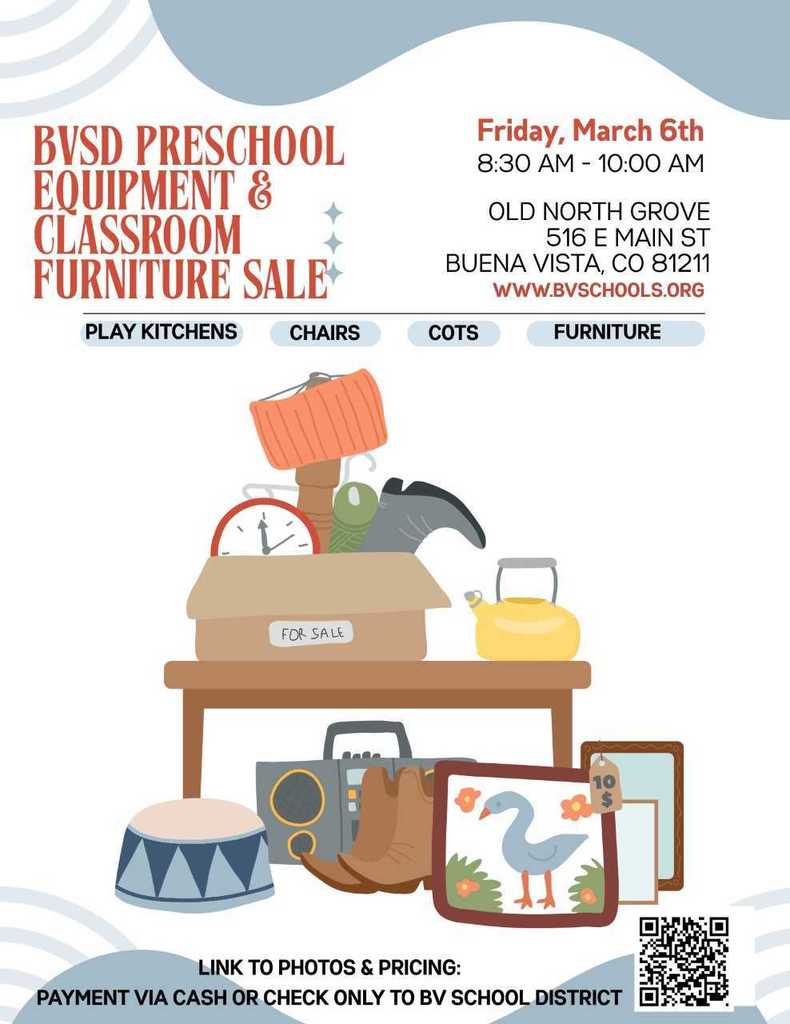 preschool equipment and furniture sale