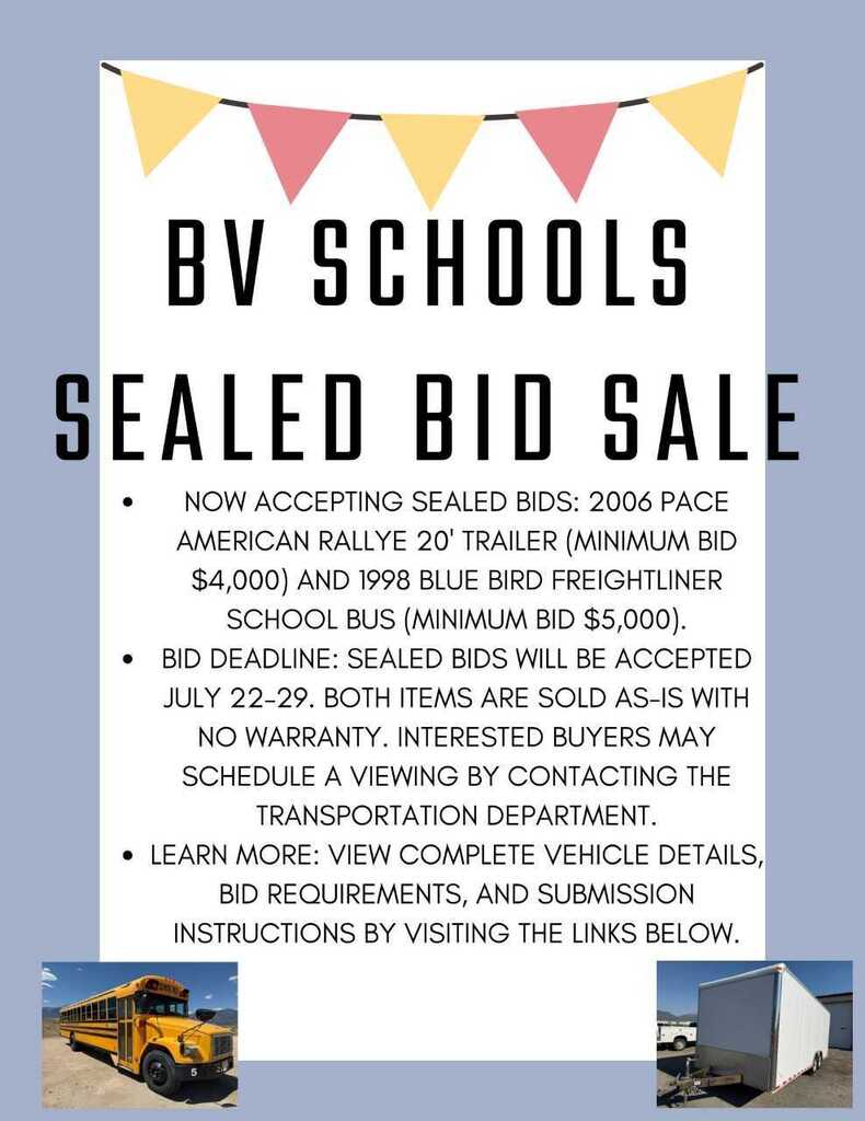 sealed bid sale flier
