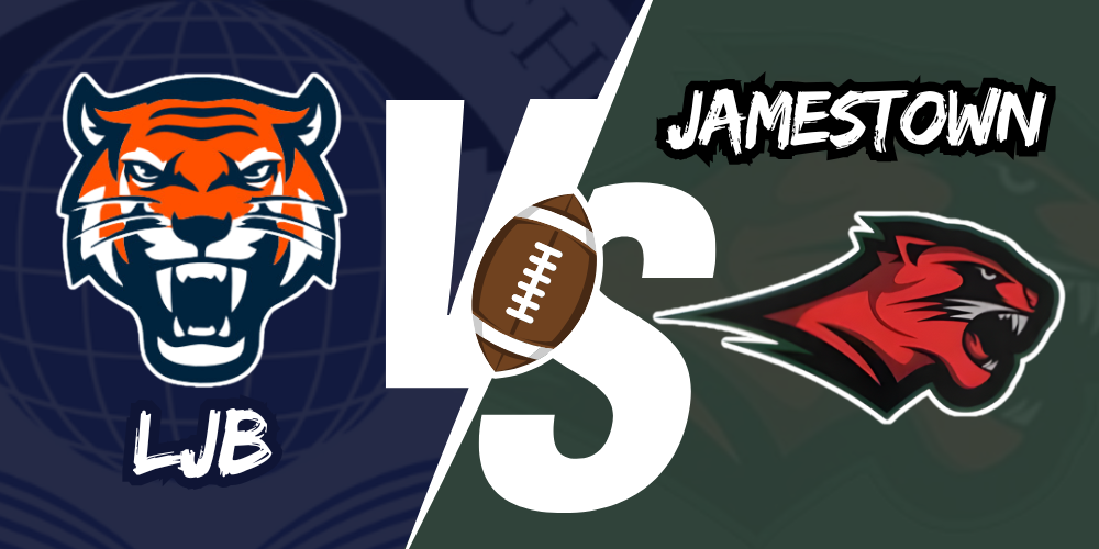LJB tiger vs Jamestown cat, picture of Football