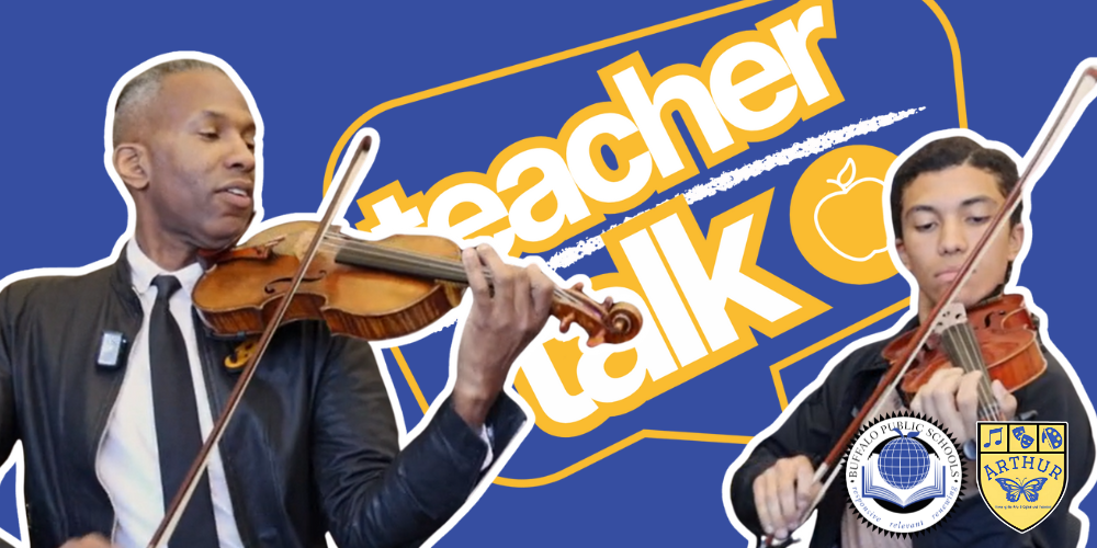 Teacher Talk | A picture of Two Violinist