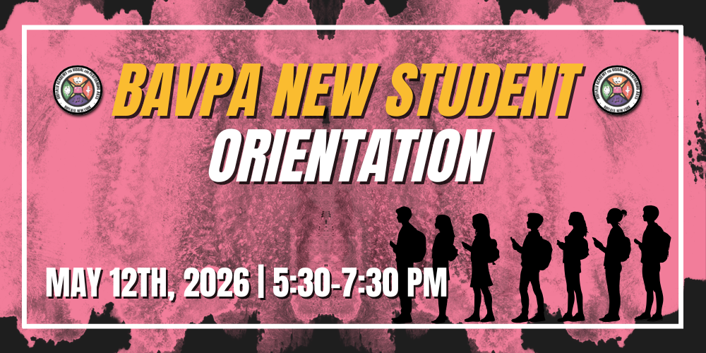  Orientation BAVPA New Student May 12th, 2026 | 5:30-7:30 PM