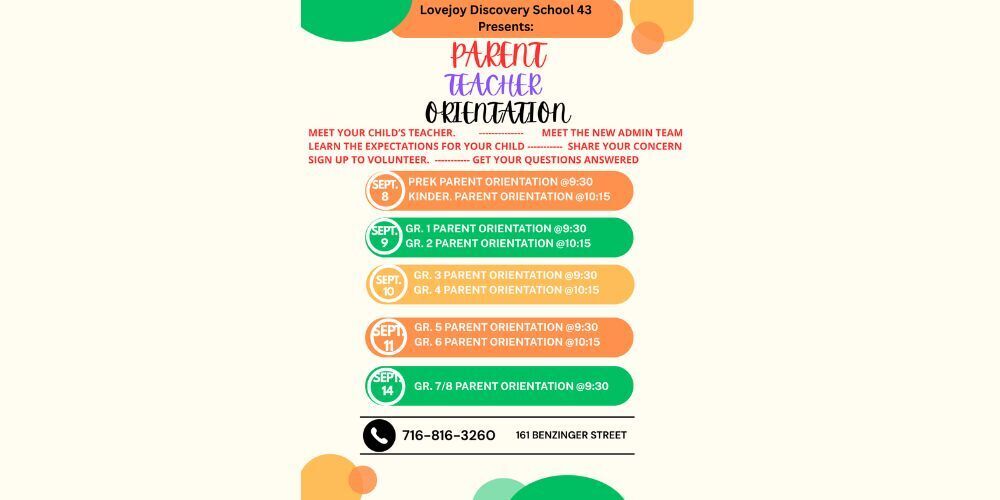 Parent Teacher Orientation