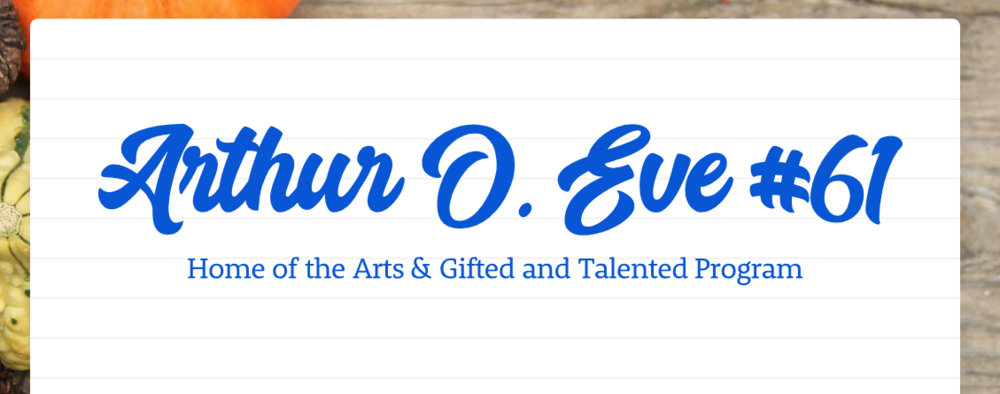 Arthur o eve 61 home of the arts and gifted and talented program