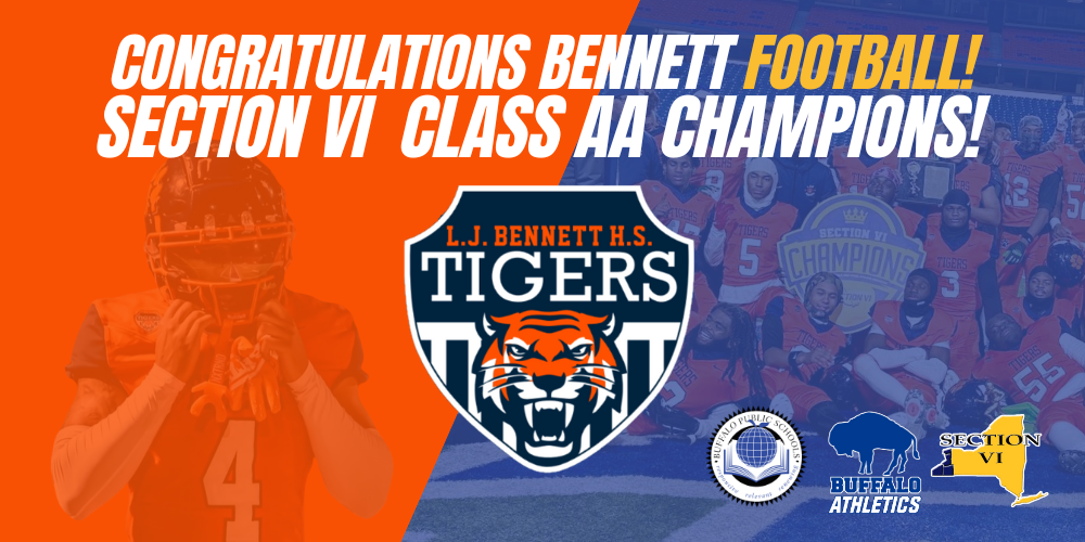 Bennett Football 2025 Champs Class AA Section VI