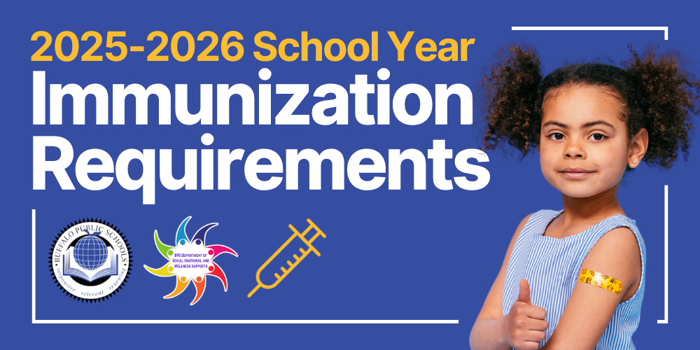 2025-2026 School Year Immunization Requirements | Picture of Girl with a bandage on her arm