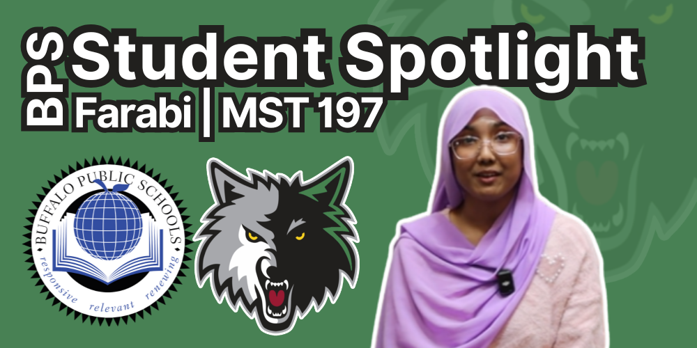 BPS Student Spotlight Farabi MST 197 A picture of Farabi with BPS and MST Logos