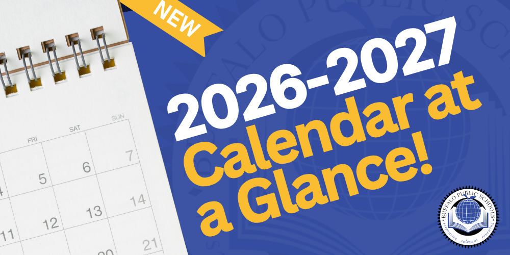 NEW 2026-2027 Calendar at a Glance!