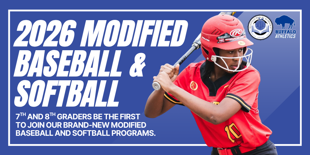 2026 Modified Baseball & Softball  7th and 8th Graders Be the first  to join our brand-New modified baseball and softball programs.. A picture showing a girl holding a baseball bat