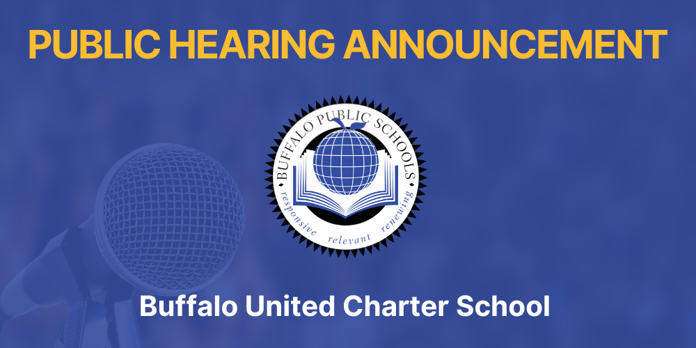 Public Hearing Annoucement Buffalo United Charter School