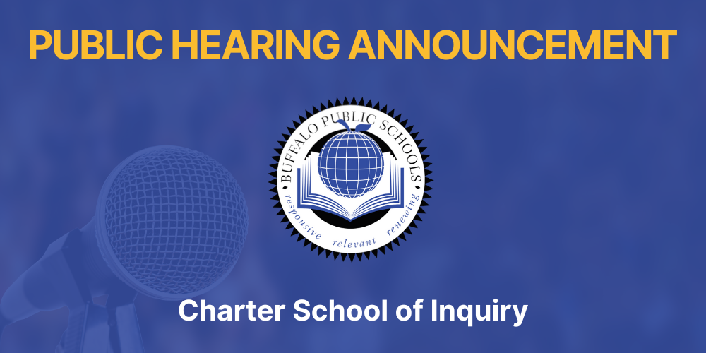 Public Hearing Announcement Charter School of Inquiry Picture of BPS Logo