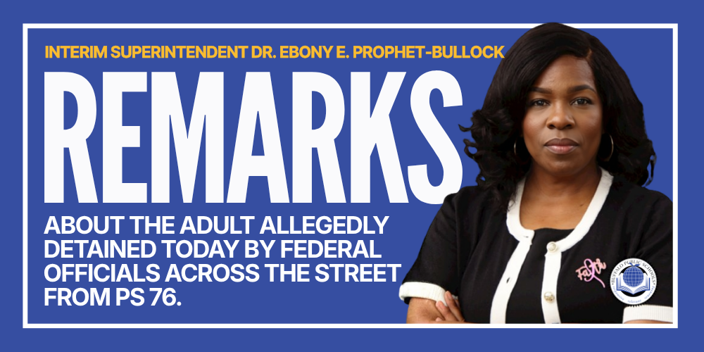 Interim Superintendent Dr. Prophet-Bullock | Remarks