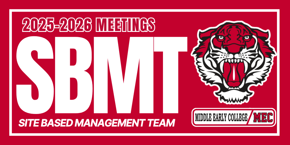 2025-2026 MEETINGS SBMT Site Based Management Team