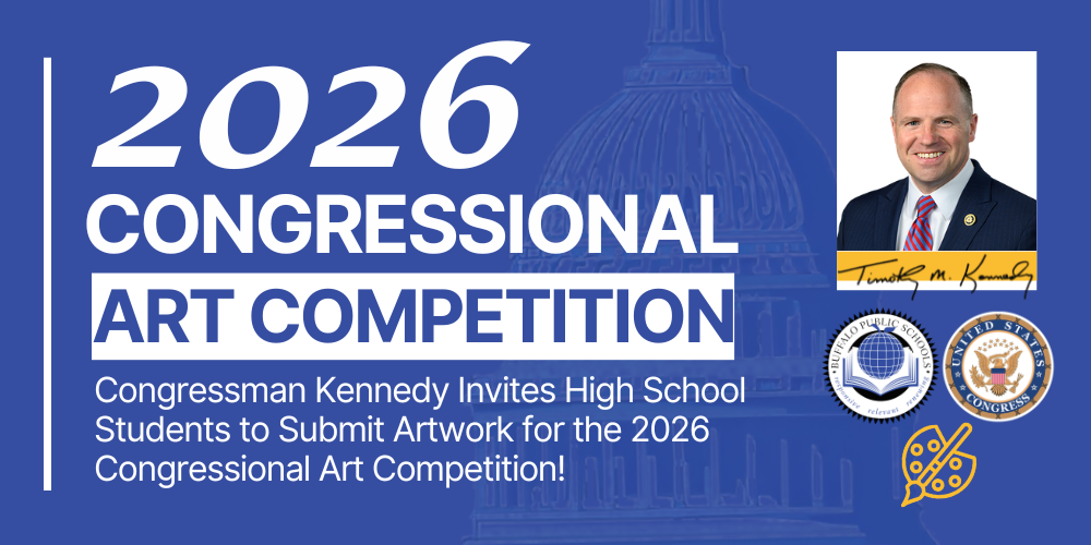Congressional 2026 Congressman Kennedy Invites High School Students to Submit Artwork for the 2026 Congressional Art Competition! ART Competition picture of Congresmen Tim Kennedy