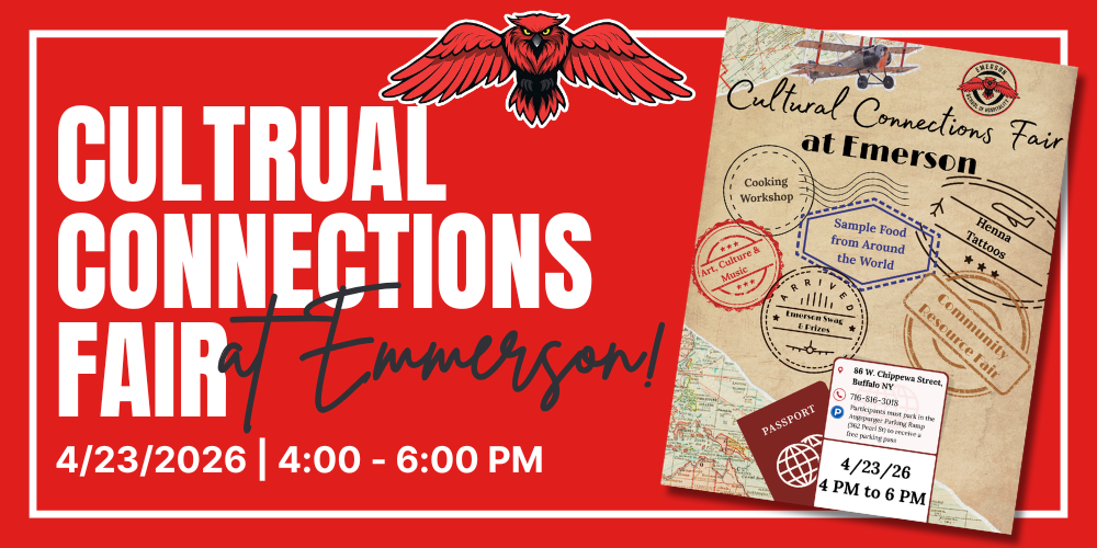 Cultrual Connections FAIR at Emmerson! 4/23/2026 | 4:00 - 6:00 PM
