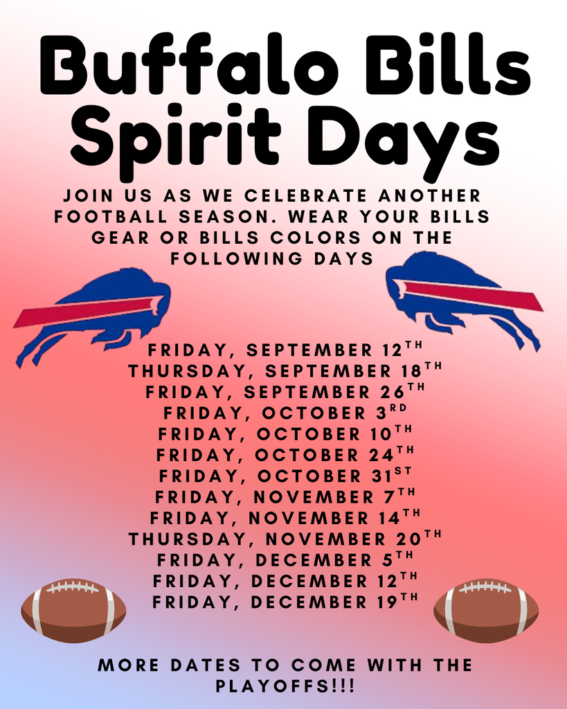 Buffalo Bills Spirit Days