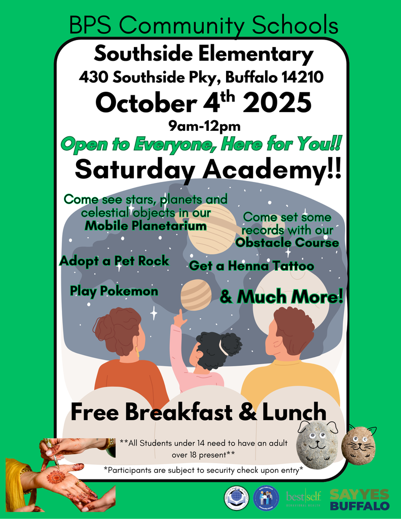 Saturday Academy - October 4th 